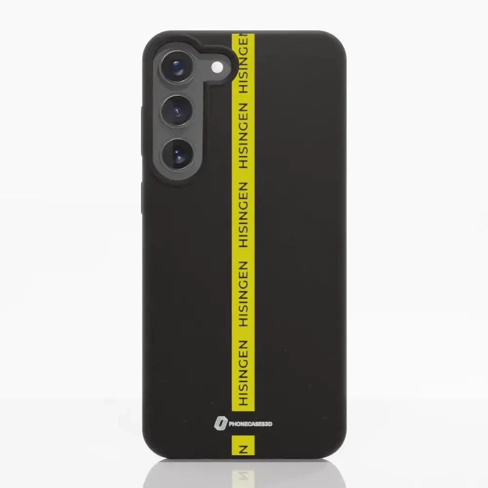 BK Häcken Official Compostable Phone Case Yellow Strip - Image 37