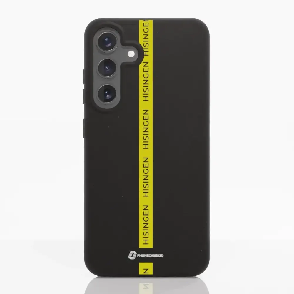 BK Häcken Official Compostable Phone Case Yellow Strip - Image 40