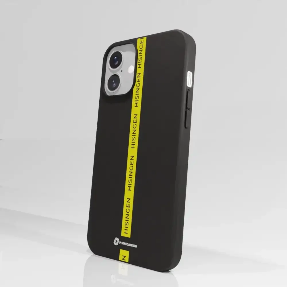 BK Häcken Official Compostable Phone Case Yellow Strip - Image 64