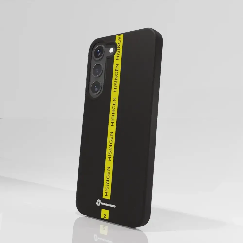 BK Häcken Official Compostable Phone Case Yellow Strip - Image 74