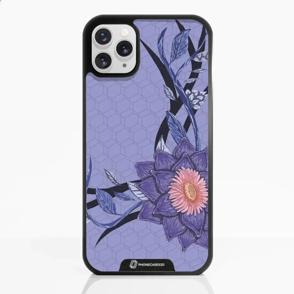 Black Lotus Official 3D Phone Case Flower Design - Image 3
