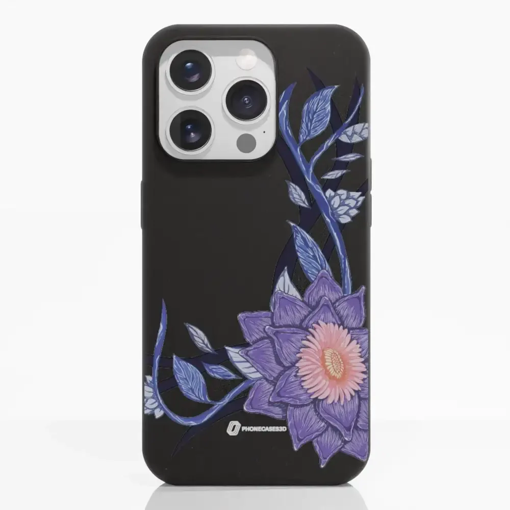 Black Lotus Official Black Compostable Phone Case Flower - Image 15