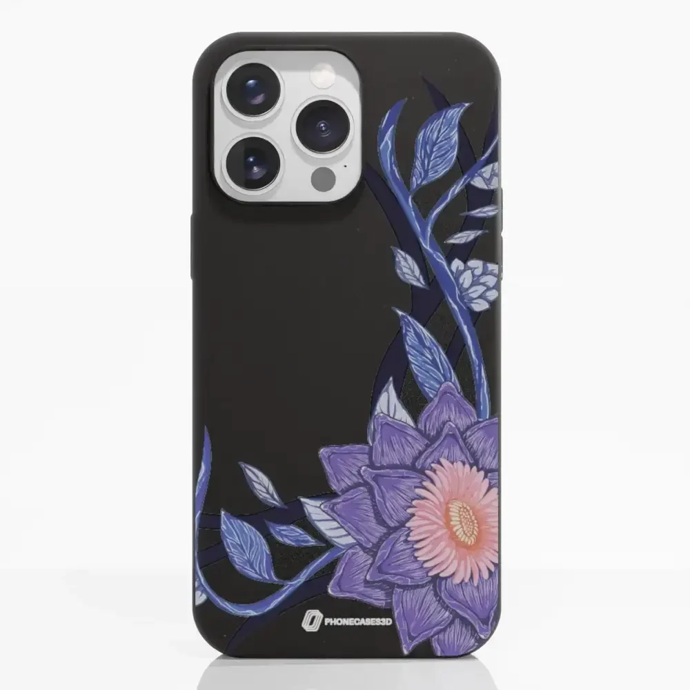 Black Lotus Official Black Compostable Phone Case Flower - Image 16