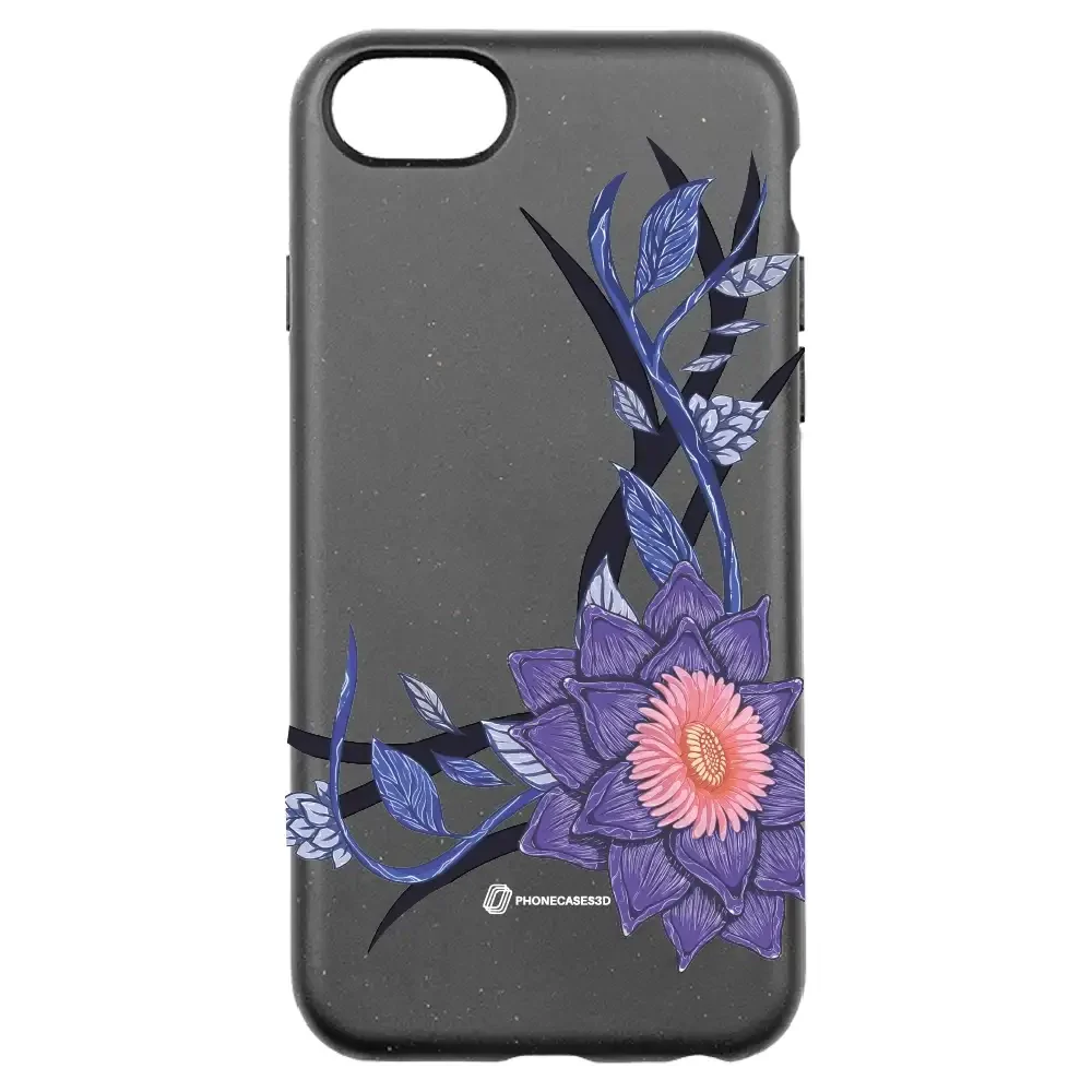 Black Lotus Official Black Compostable Phone Case Flower - Image 28