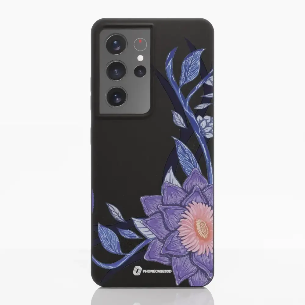 Black Lotus Official Black Compostable Phone Case Flower - Image 35