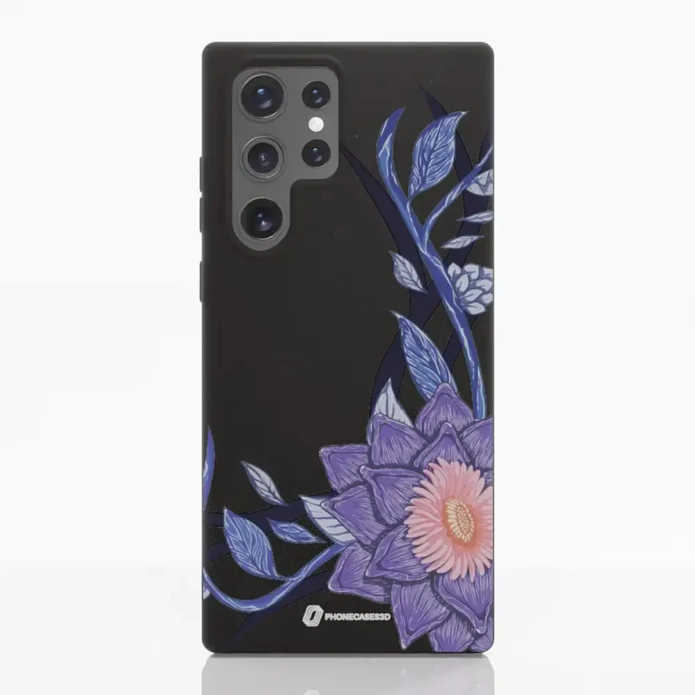 Black Lotus Official Black Compostable Phone Case Flower - Image 38