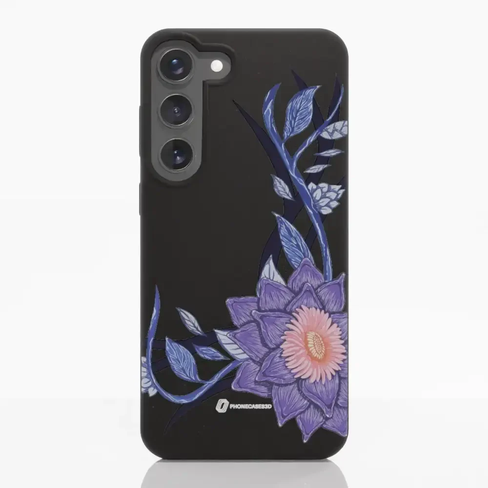 Black Lotus Official Black Compostable Phone Case Flower - Image 39