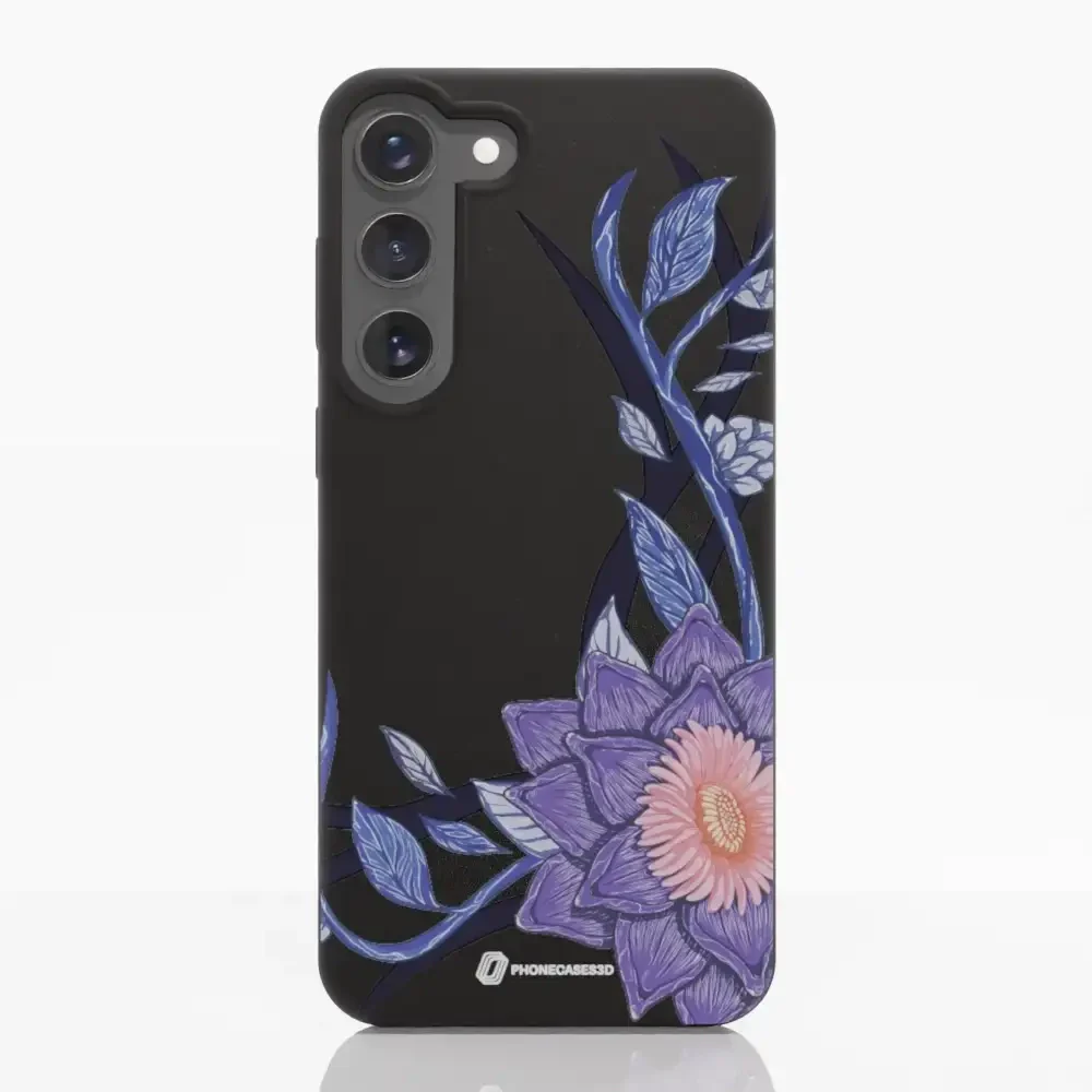 Black Lotus Official Black Compostable Phone Case Flower - Image 40