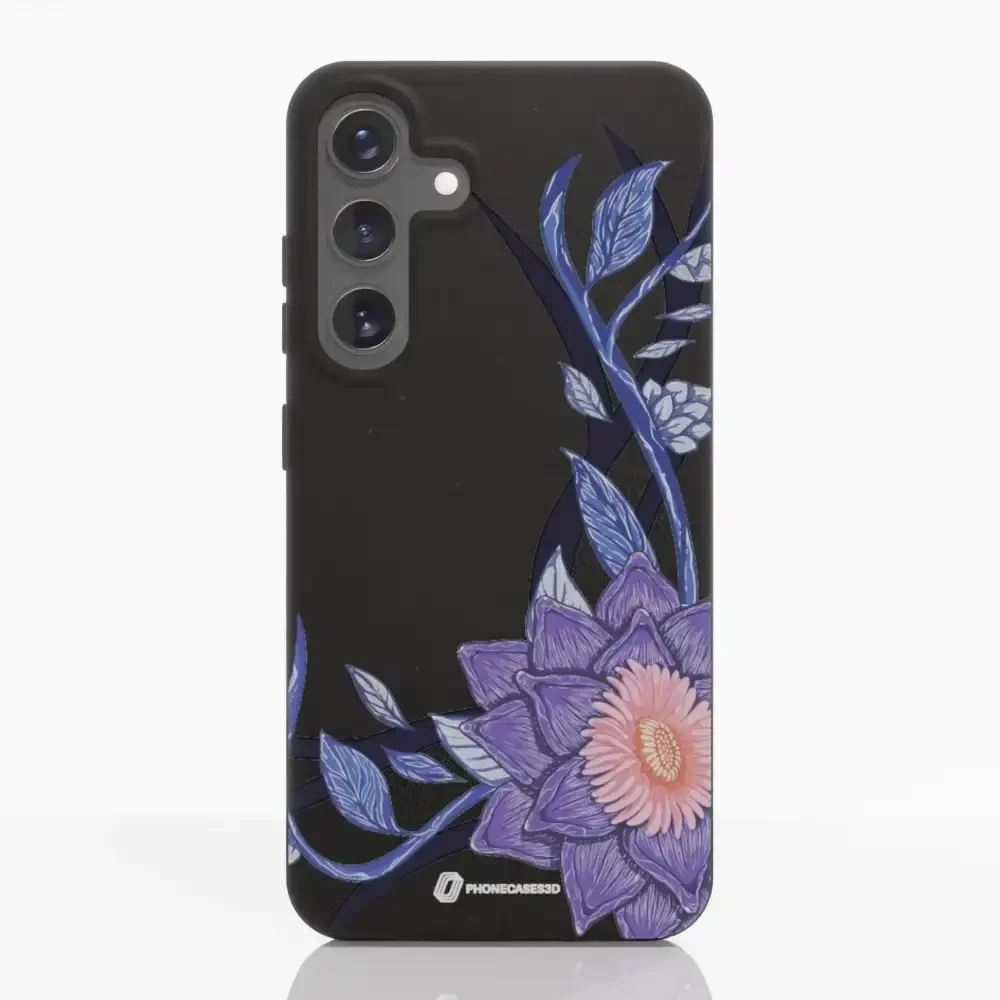 Black Lotus Official Black Compostable Phone Case Flower - Image 43