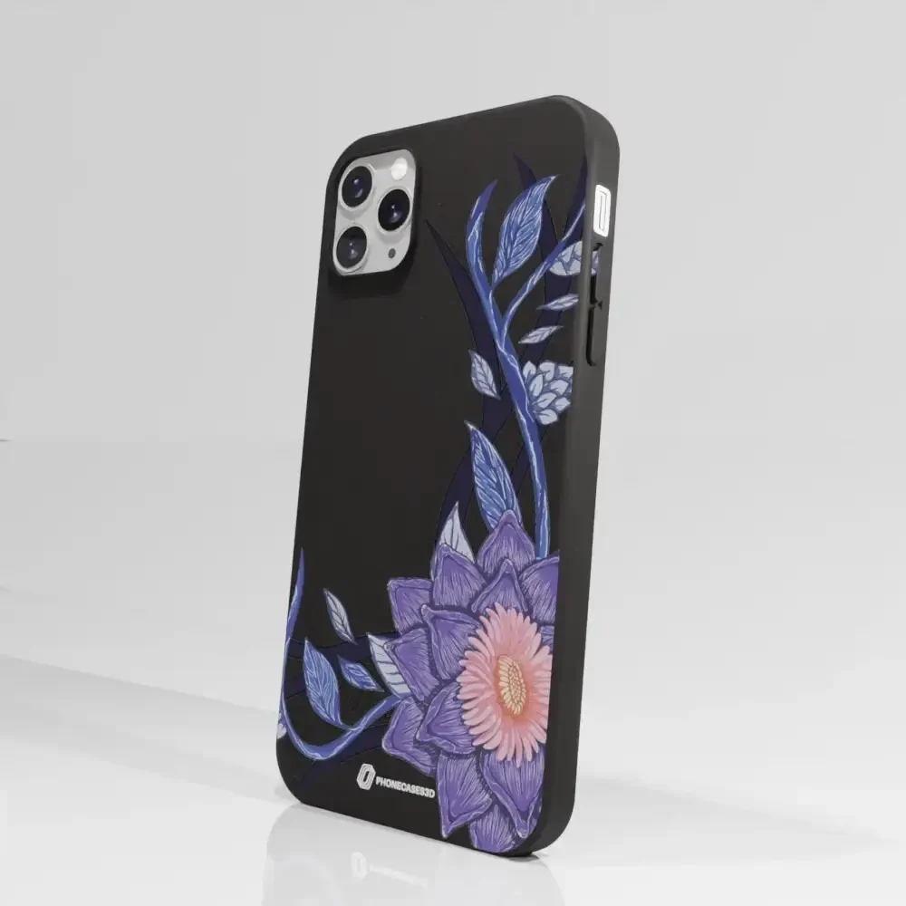 Black Lotus Official Black Compostable Phone Case Flower - Image 54