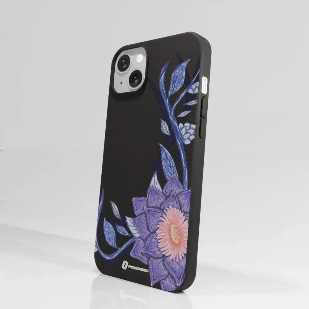 Black Lotus Official Black Compostable Phone Case Flower - Image 66