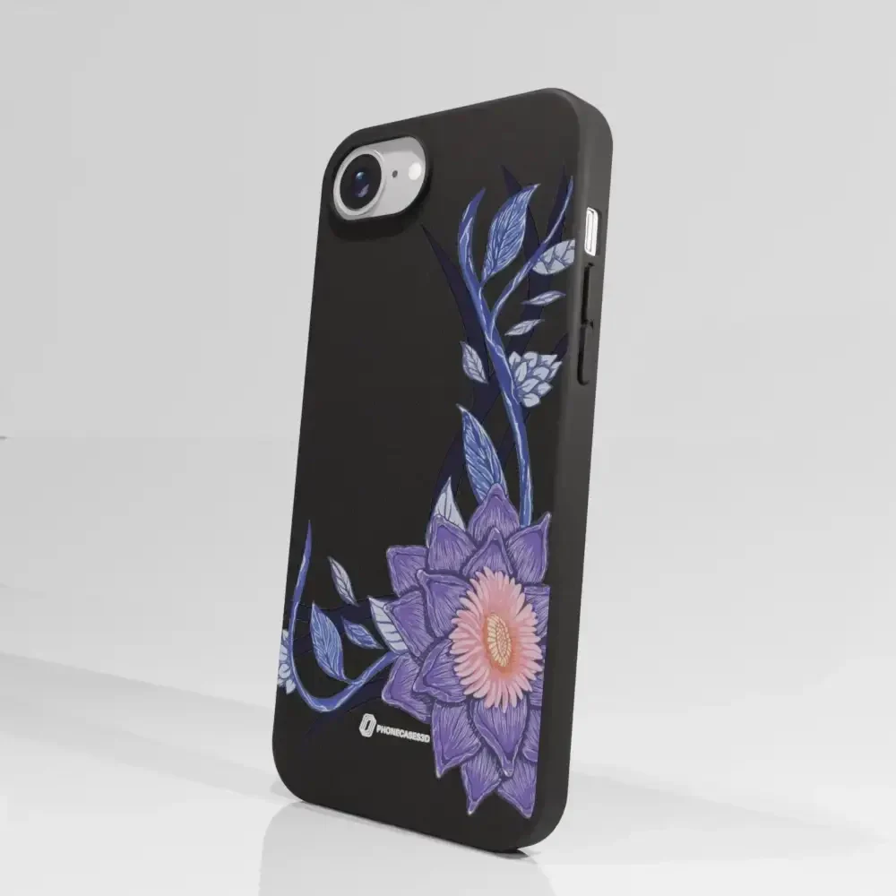 Black Lotus Official Black Compostable Phone Case Flower - Image 70