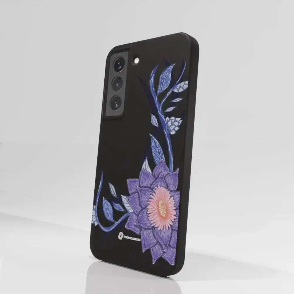 Black Lotus Official Black Compostable Phone Case Flower - Image 77