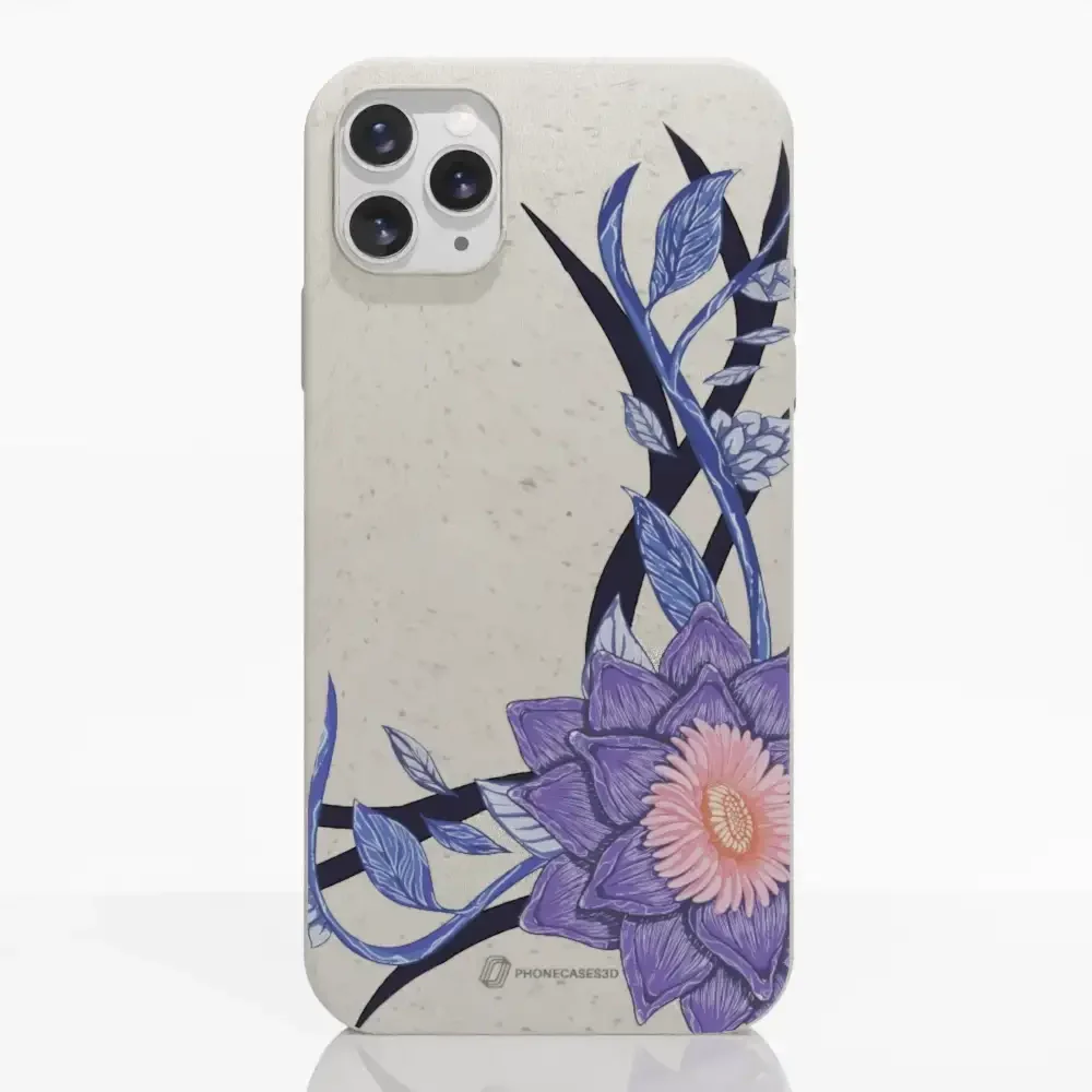 Black Lotus Official White Compostable Phone Case Flower - Image 3