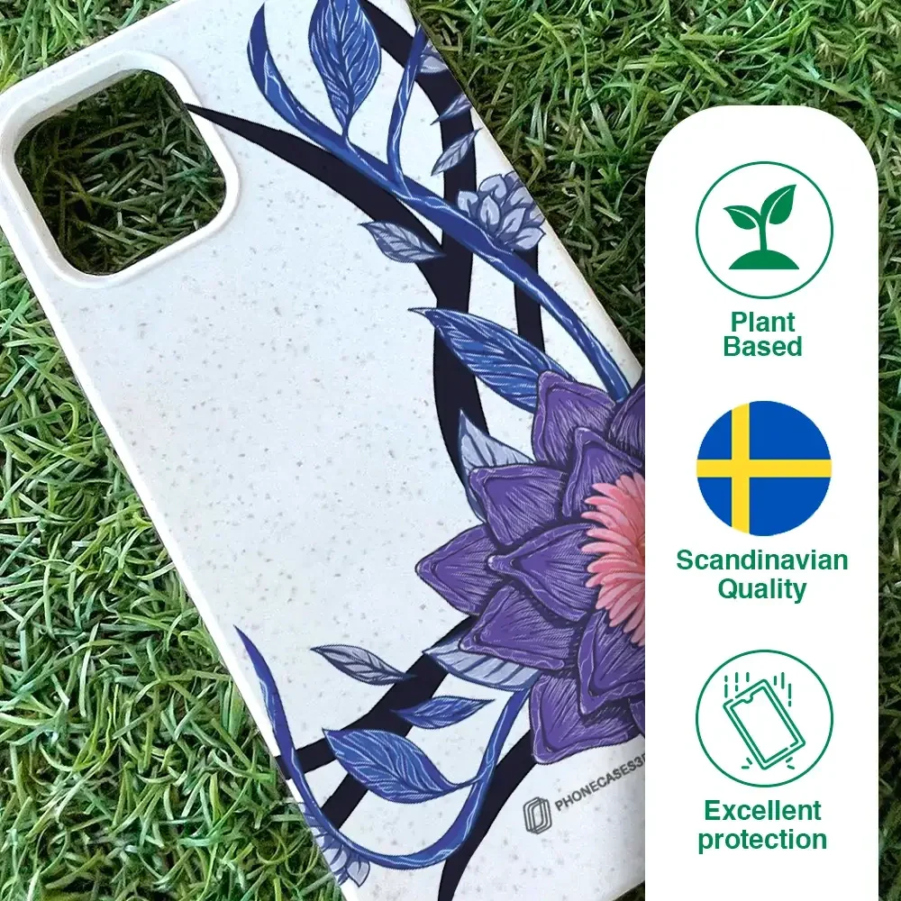 Black Lotus Official White Compostable Phone Case Flower - Image 49