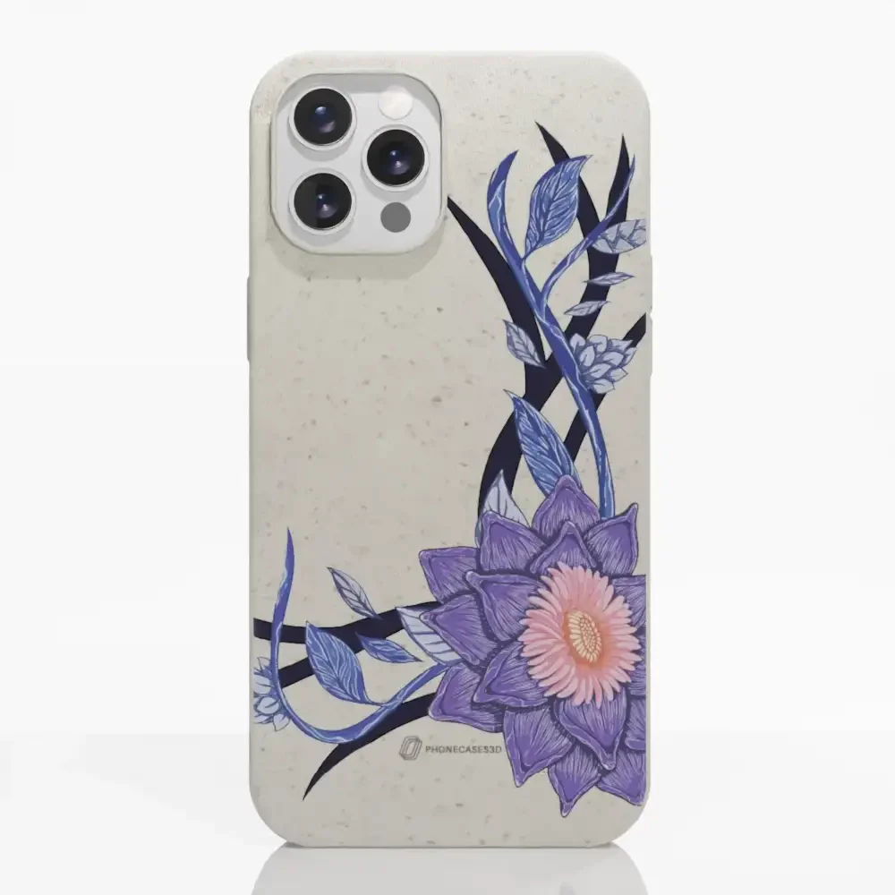 Black Lotus Official White Compostable Phone Case Flower - Image 5