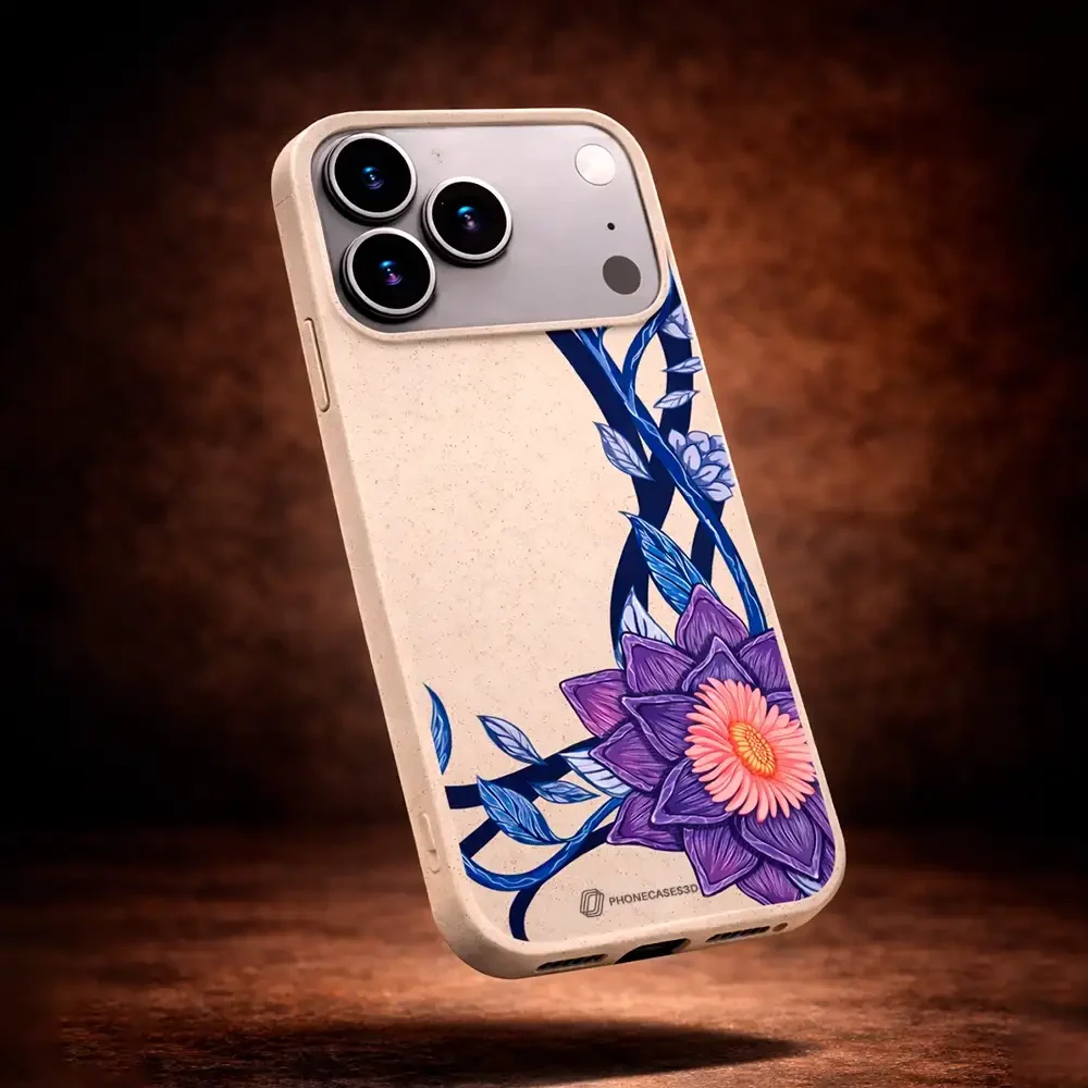 Black Lotus Official White Compostable Phone Case Flower - Image 50
