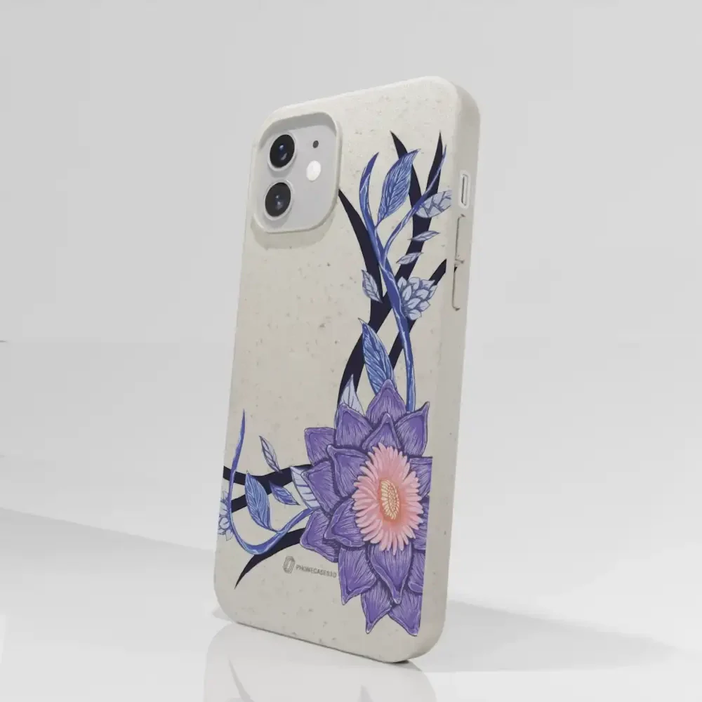 Black Lotus Official White Compostable Phone Case Flower - Image 55