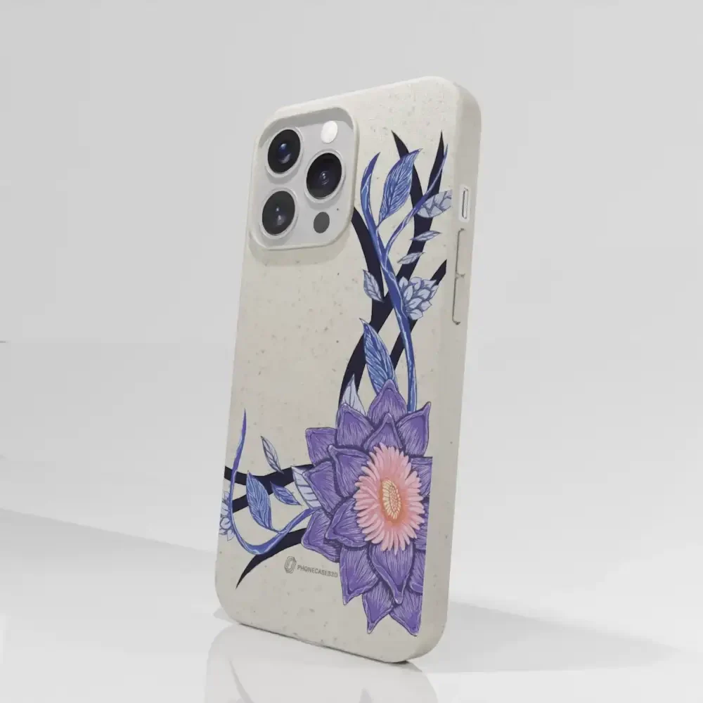 Black Lotus Official White Compostable Phone Case Flower - Image 59
