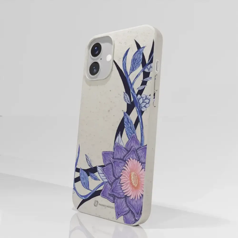 Black Lotus Official White Compostable Phone Case Flower - Image 71