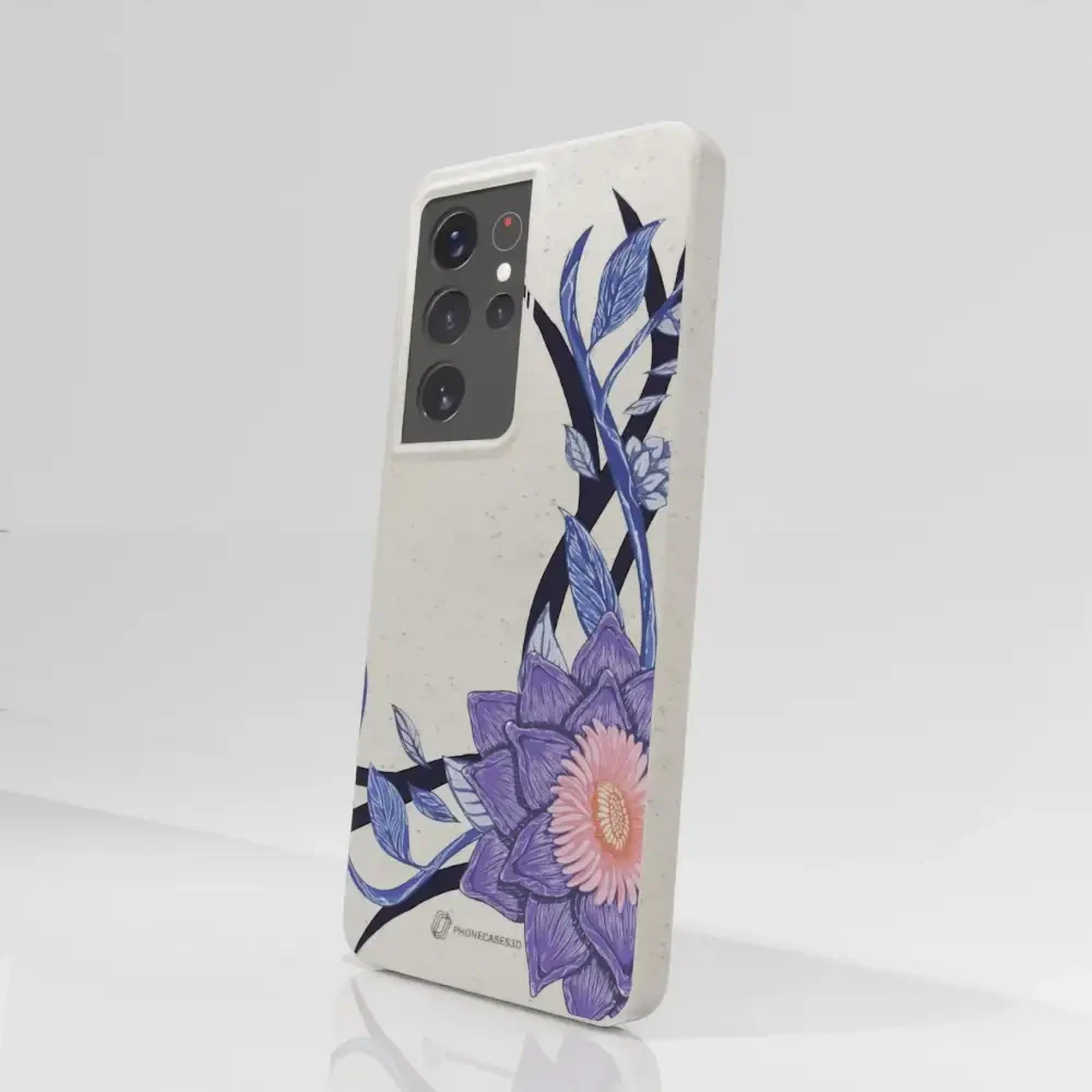 Black Lotus Official White Compostable Phone Case Flower - Image 76