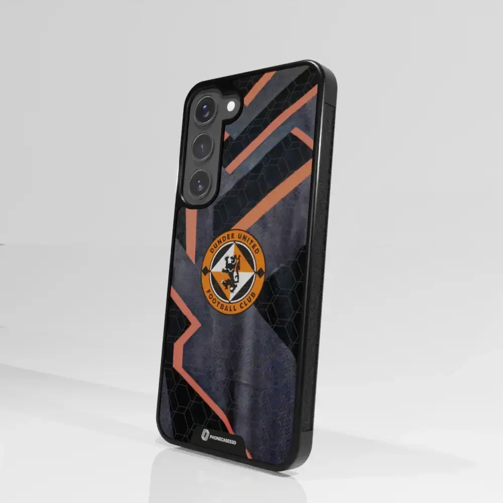 Dundee United Official 3D Phone Case Black T- shirt - Image 100