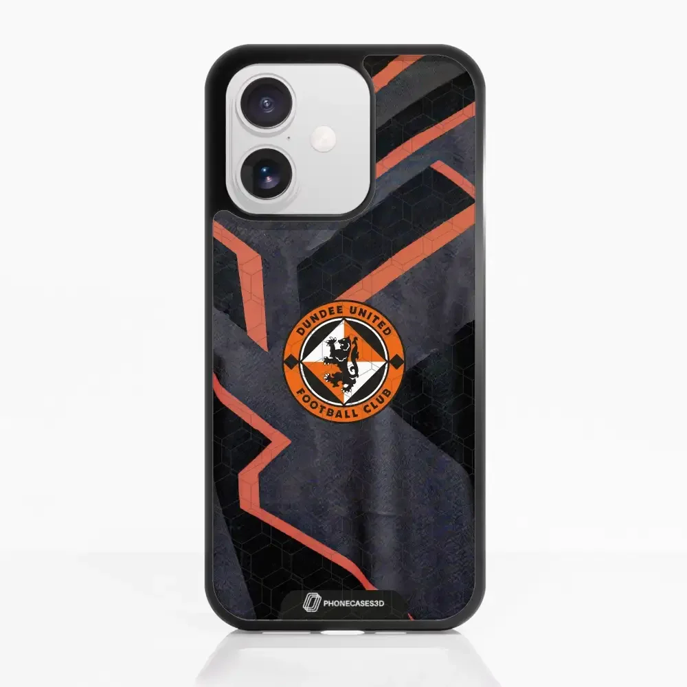 Dundee United Official 3D Phone Case Black T- shirt - Image 112