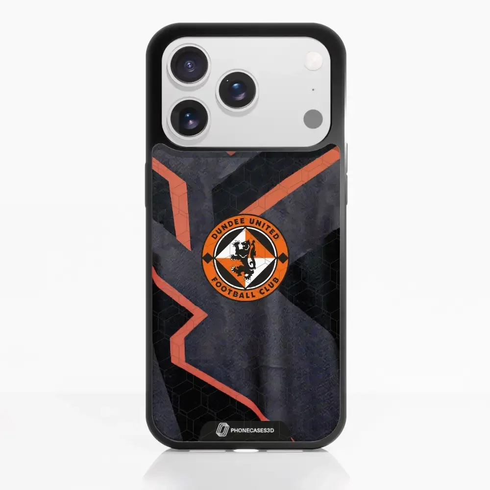 Dundee United Official 3D Phone Case Black T- shirt - Image 114