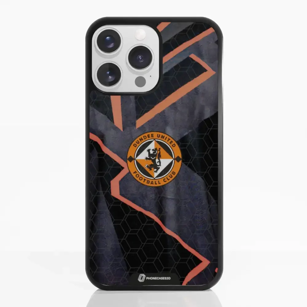 Dundee United Official 3D Phone Case Black T- shirt - Image 15