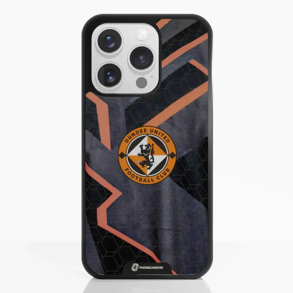 Dundee United Official 3D Phone Case Black T- shirt - Image 18