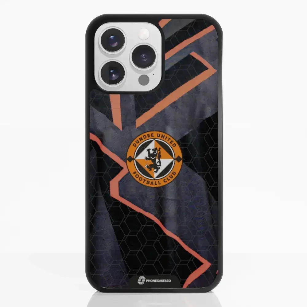 Dundee United Official 3D Phone Case Black T- shirt - Image 19