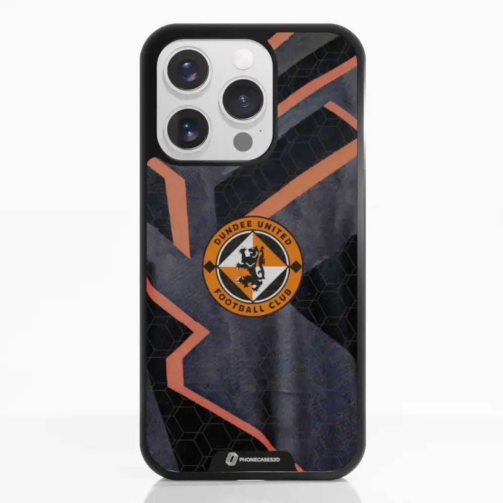 Dundee United Official 3D Phone Case Black T- shirt - Image 23