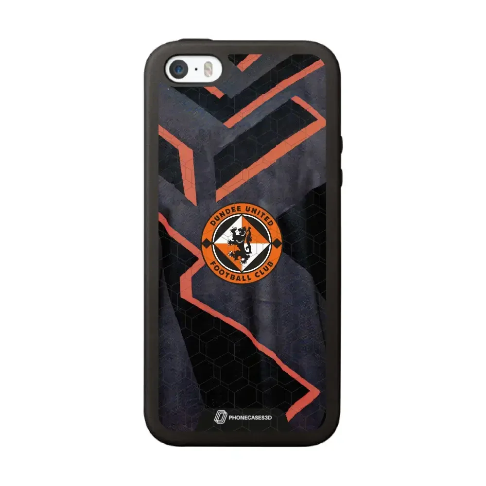 Dundee United Official 3D Phone Case Black T- shirt - Image 25