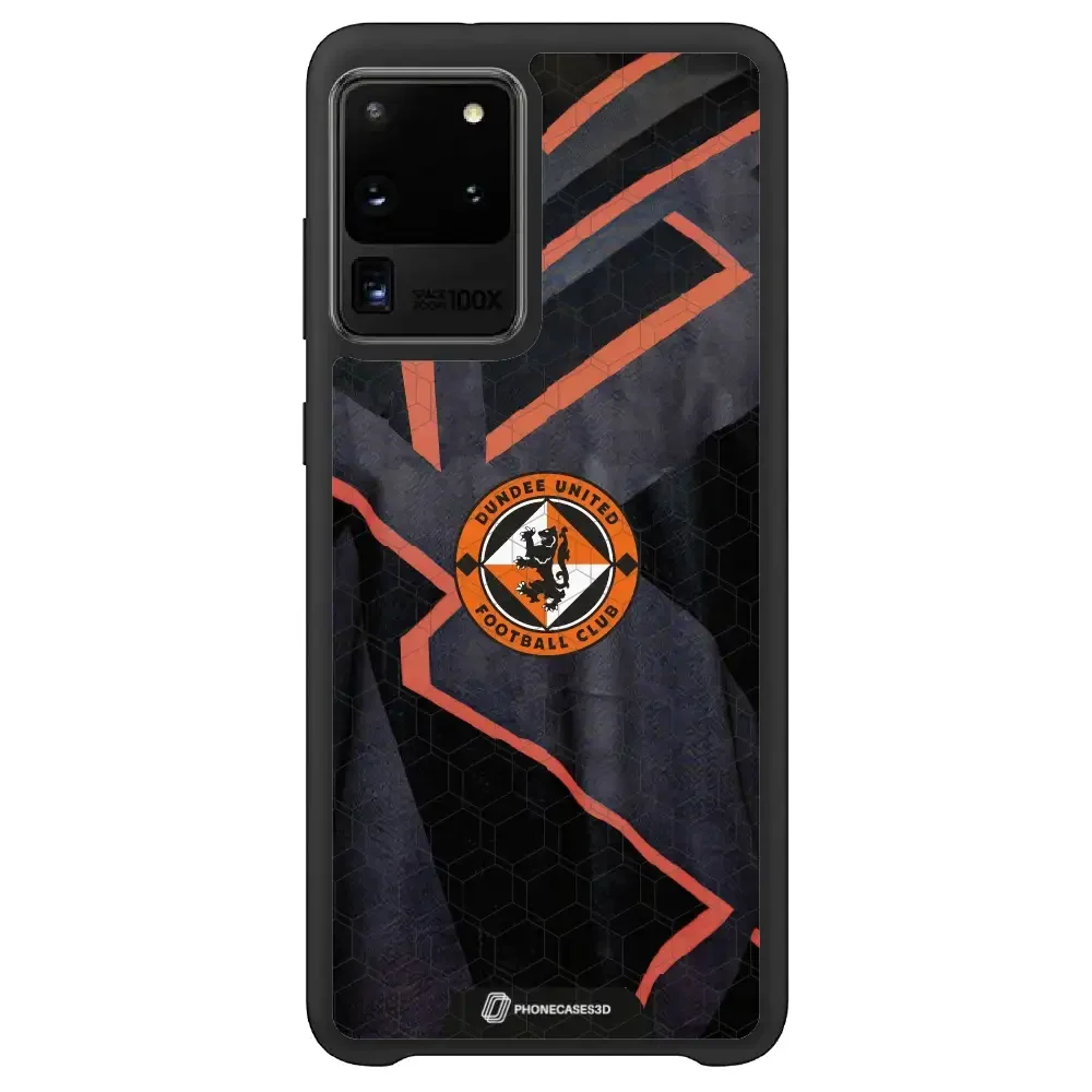 Dundee United Official 3D Phone Case Black T- shirt - Image 40