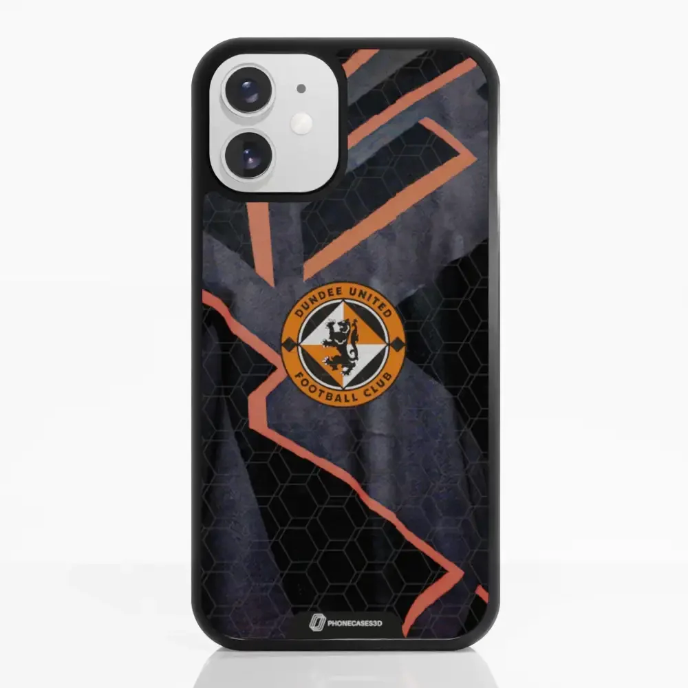 Dundee United Official 3D Phone Case Black T- shirt - Image 5