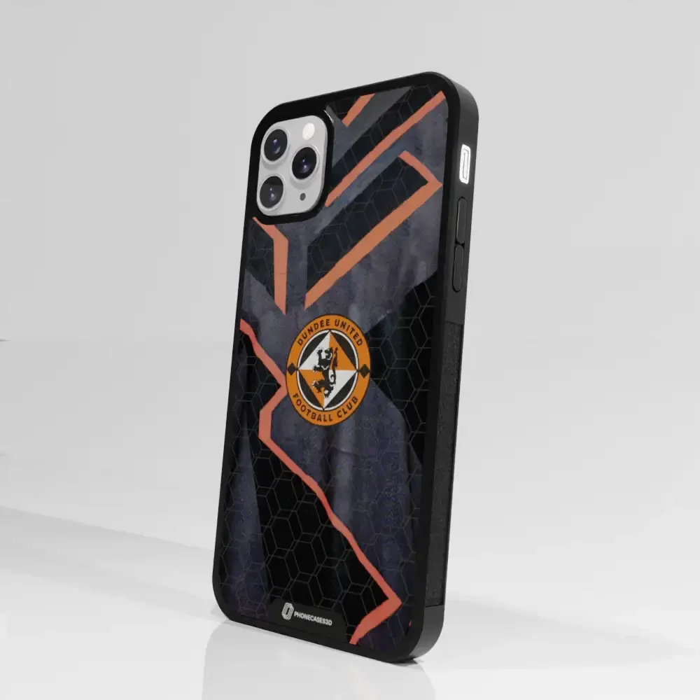 Dundee United Official 3D Phone Case Black T- shirt - Image 72