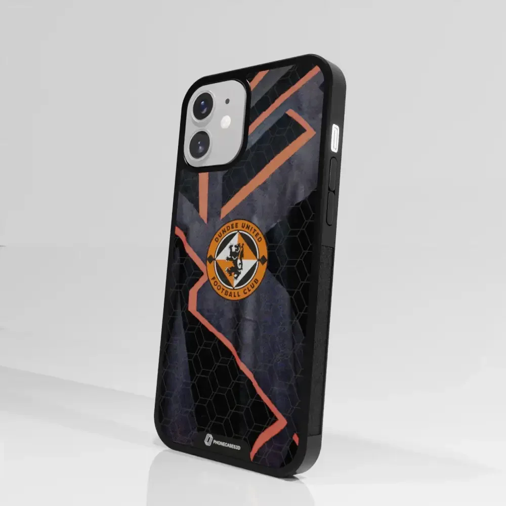 Dundee United Official 3D Phone Case Black T- shirt - Image 74