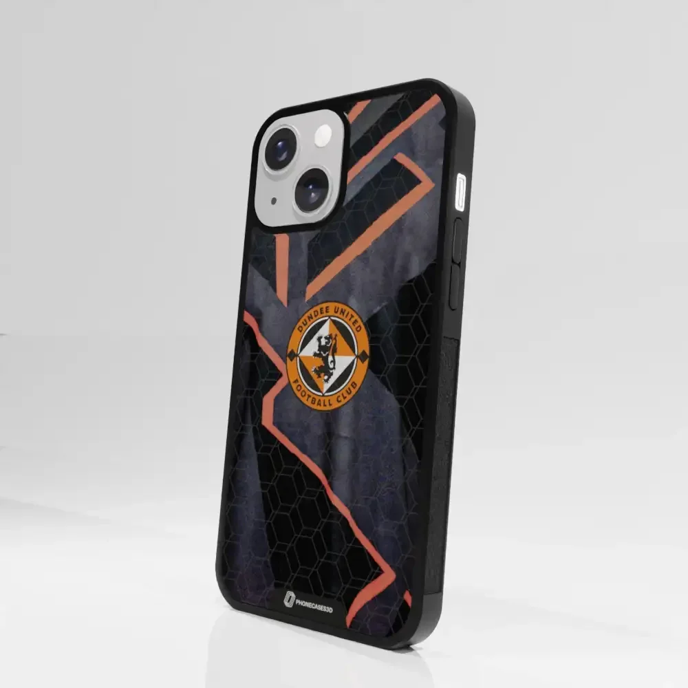 Dundee United Official 3D Phone Case Black T- shirt - Image 78