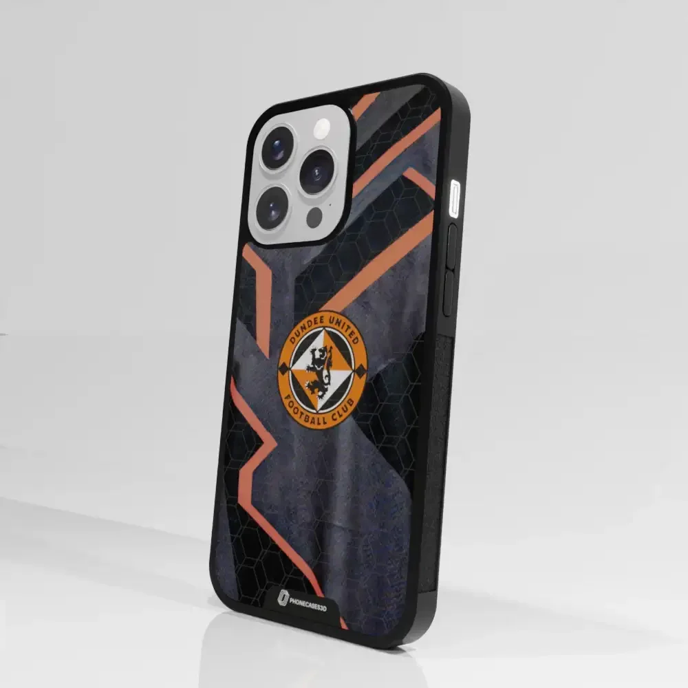 Dundee United Official 3D Phone Case Black T- shirt - Image 79
