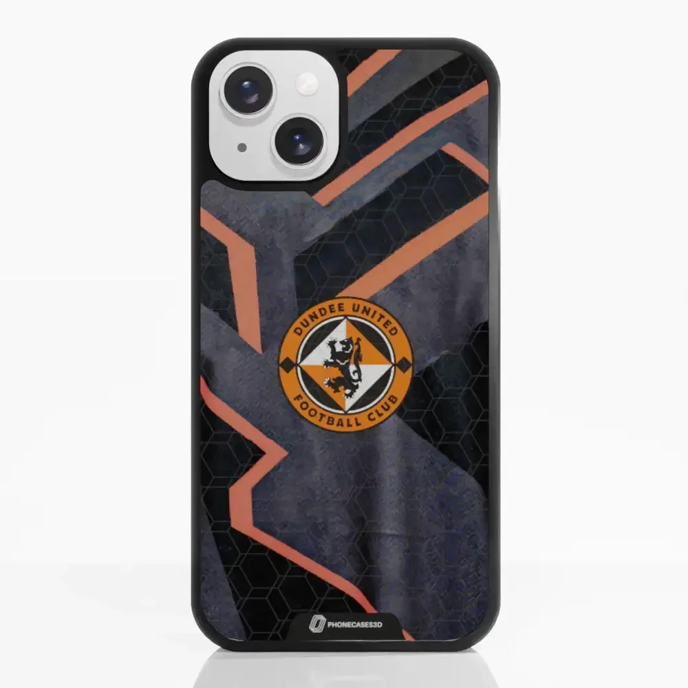 Dundee United Official 3D Phone Case Black T- shirt - Image 8