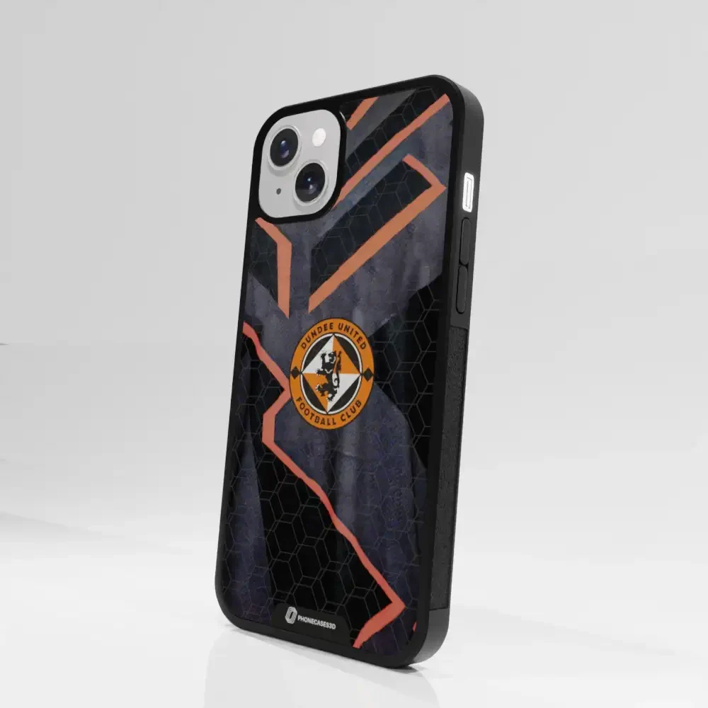 Dundee United Official 3D Phone Case Black T- shirt - Image 82