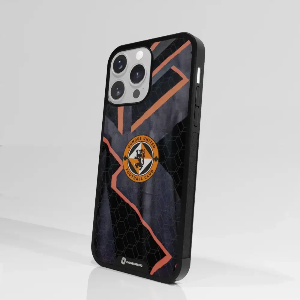 Dundee United Official 3D Phone Case Black T- shirt - Image 84