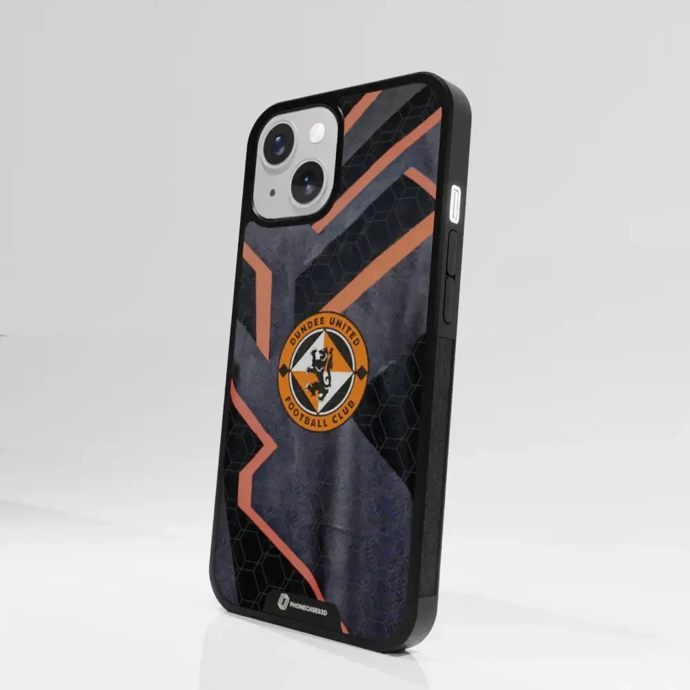 Dundee United Official 3D Phone Case Black T- shirt - Image 85