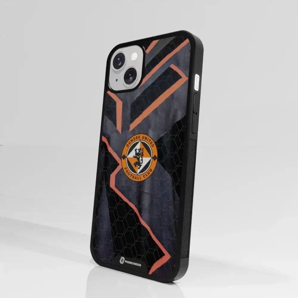 Dundee United Official 3D Phone Case Black T- shirt - Image 86