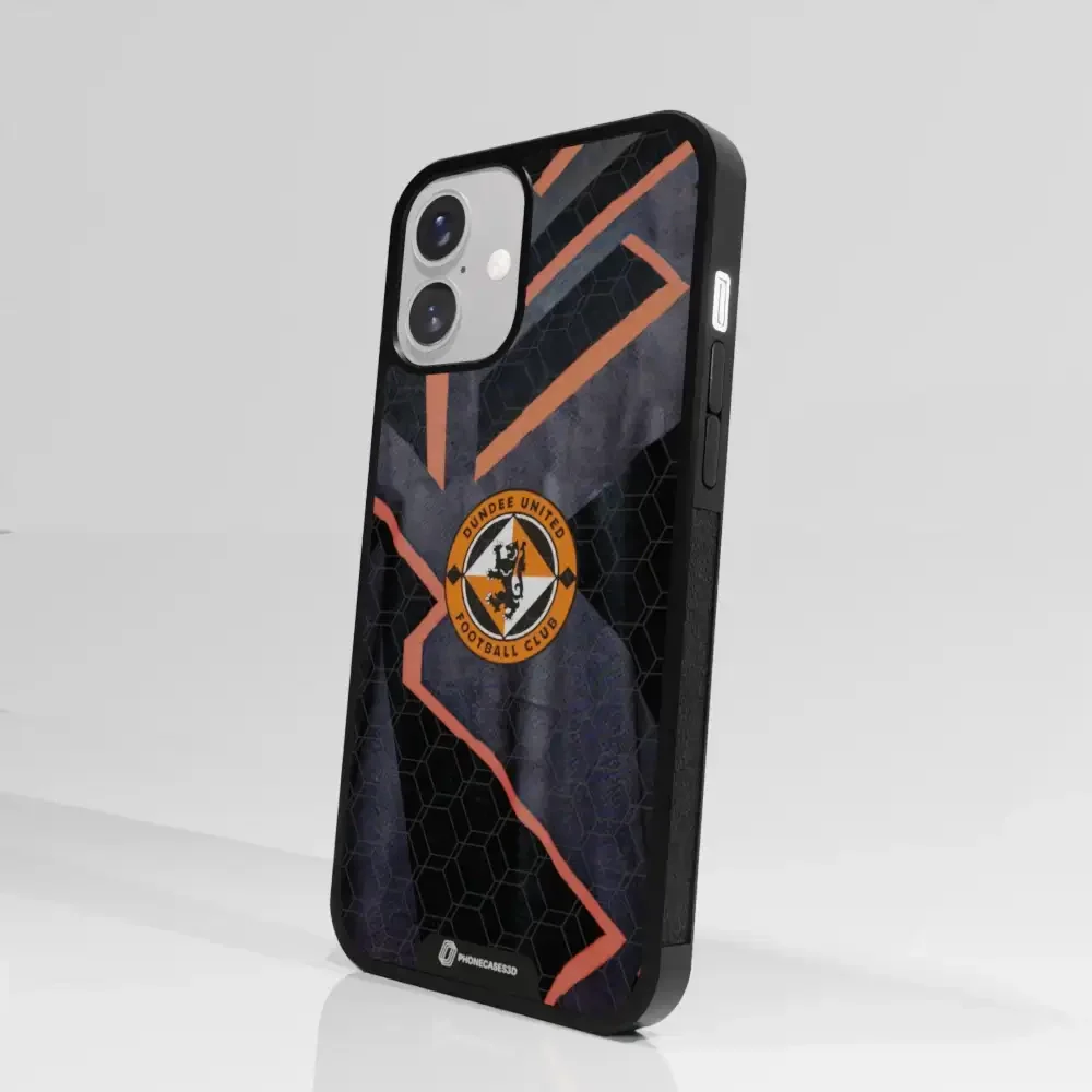 Dundee United Official 3D Phone Case Black T- shirt - Image 91