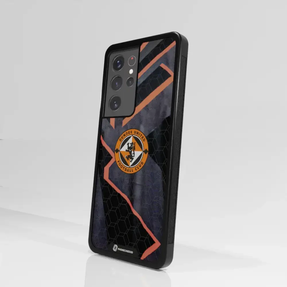 Dundee United Official 3D Phone Case Black T- shirt - Image 96