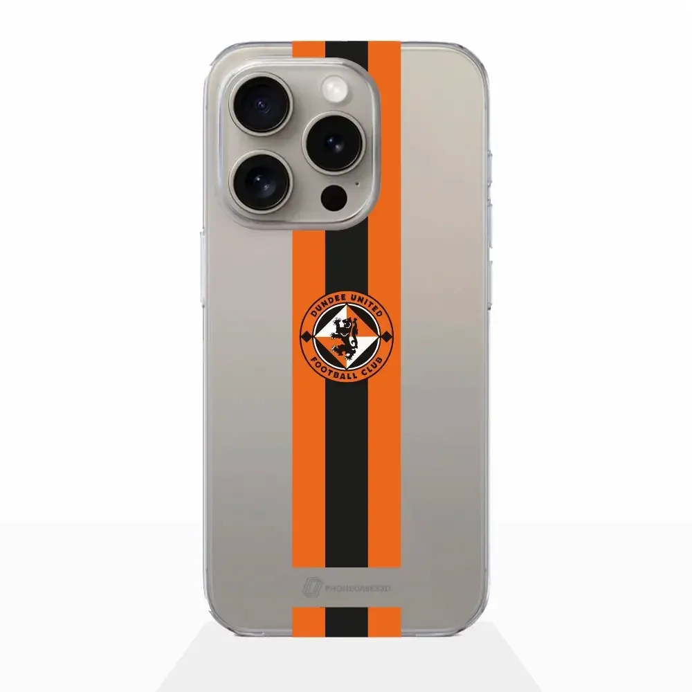 Dundee United Official Clear Phone Case Design Stripes - Image 12