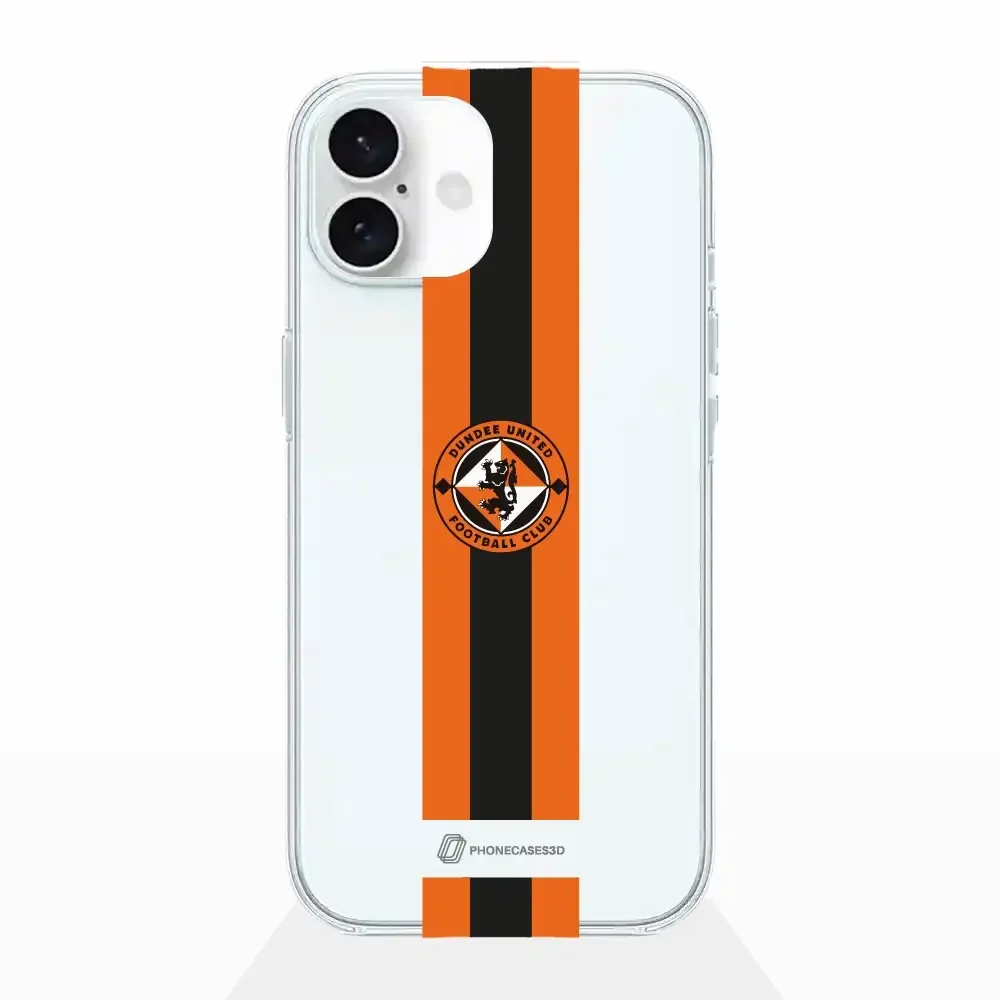 Dundee United Official Clear Phone Case Design Stripes - Image 14