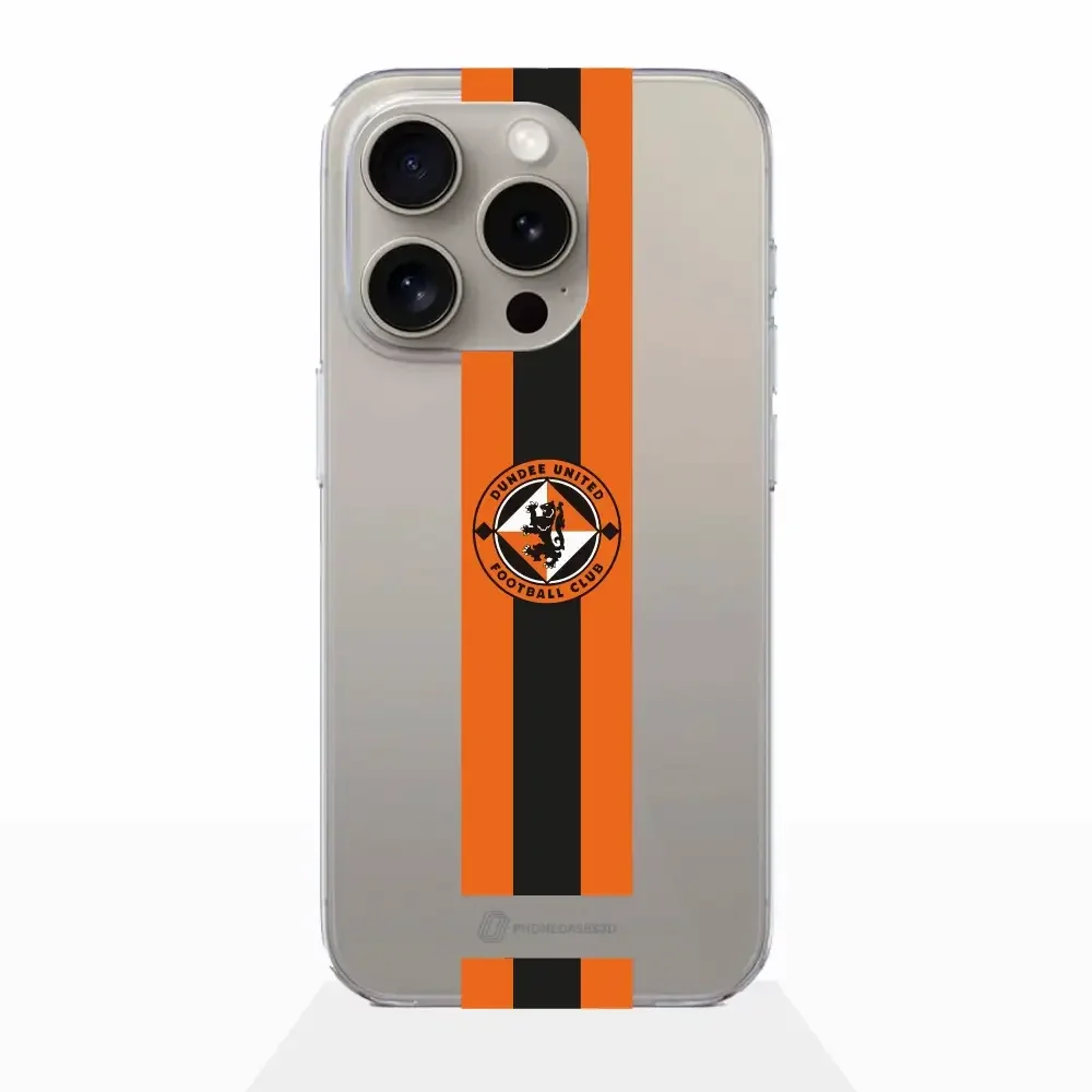 Dundee United Official Clear Phone Case Design Stripes - Image 17