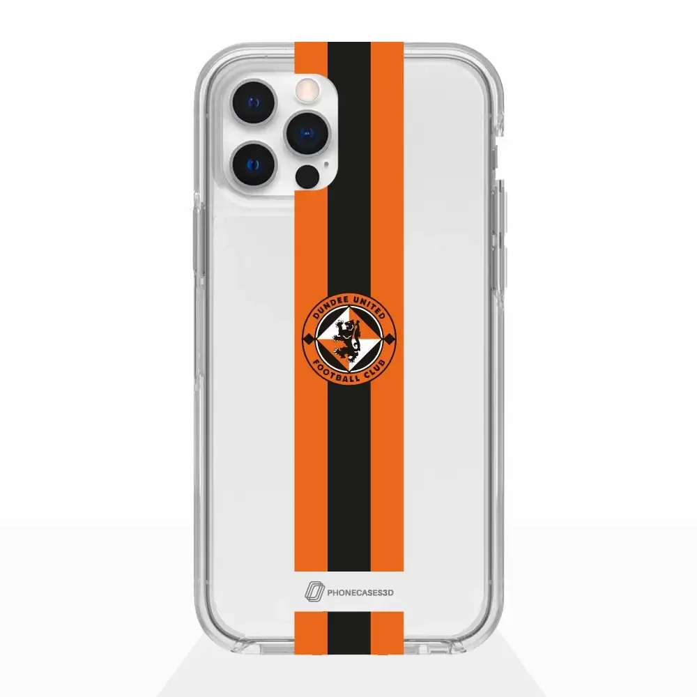 Dundee United Official Clear Phone Case Design Stripes - Image 2